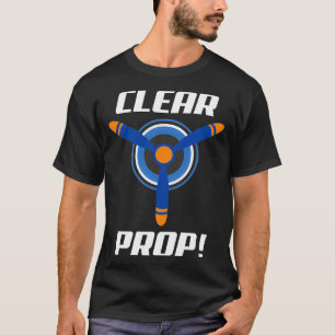 Camiseta Limpar Prop com Imagem do Propulsor