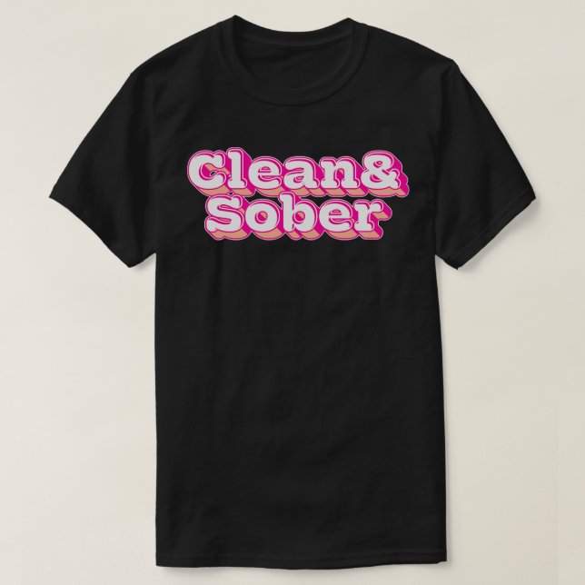 Camiseta Limpar Sober (Frente do Design)