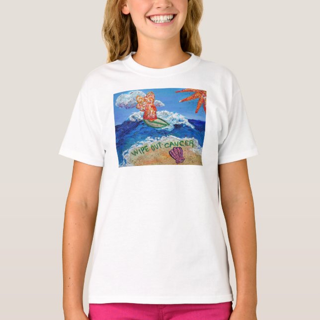 Camiseta Limpar T-Shirt Cancer Angel (Frente)