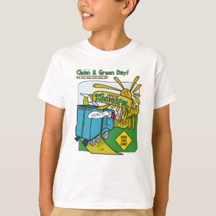 Camiseta Limpe & Green Day! T-shirt dos miúdos