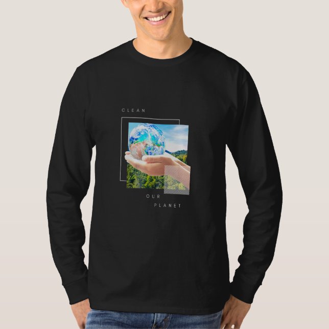 Camiseta Limpe nosso planeta Blue Skies Edition (Frente)