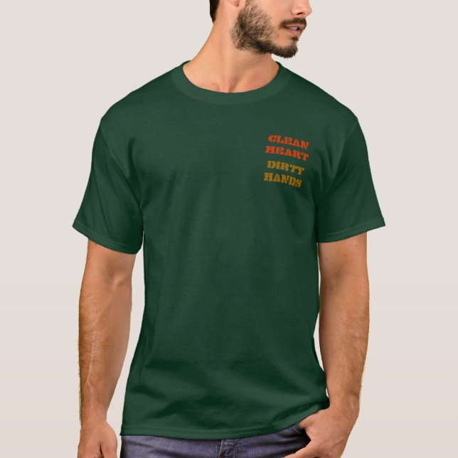 CAMISETA LIMPE O CORAÇÃO, MÃOS SUJAS (Frente)
