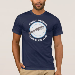 Camiseta Limpe o membro fundador do clube da placa