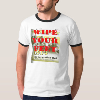 Camiseta limpe seu tshirt 1914 da geração dos pés