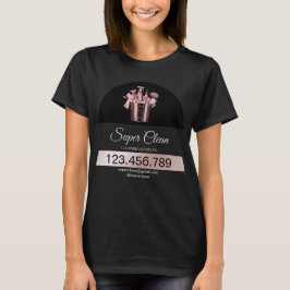 Camiseta Limpeza de Casa de Empregada Doméstica Holograma