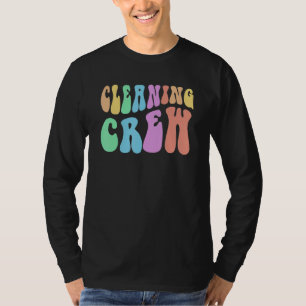 Camiseta Limpeza de Equipe de custódia da Tripulação do Gro