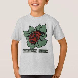 Camiseta Limpeza de Insetos minimalista em folha Engraçad