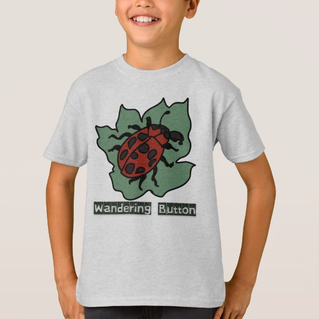 Camiseta Limpeza de Insetos minimalista em folha | Engraçad (Frente)