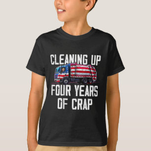 Camiseta Limpeza De Um Lixo Engraçado E Engraçado