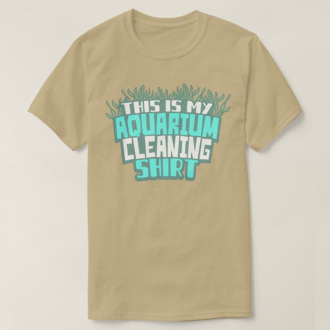 Camiseta Limpeza do Aquário (Frente do Design)