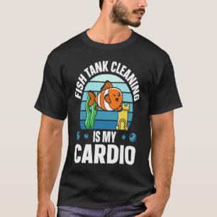 Camiseta Limpeza do Aquário é meu Cardio Aquário Aquaris