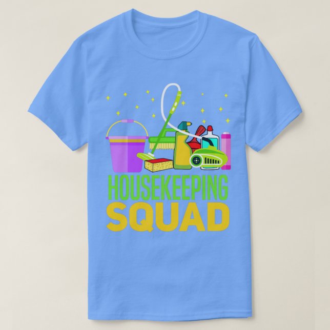Camiseta Limpeza doméstica Primavera (Frente do Design)