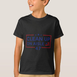Camiseta Limpeza na Prateleira 47 Impeach 47 Anti Trump 86