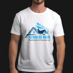 Camiseta Limpeza Profissional com Jato de Água e Alta Press