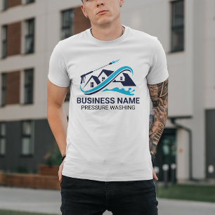 Camiseta Limpeza Profissional de Casas Lavagem a Pressão Az