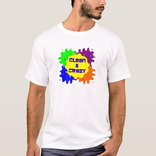 Camiseta Limpo e louco (Frente)