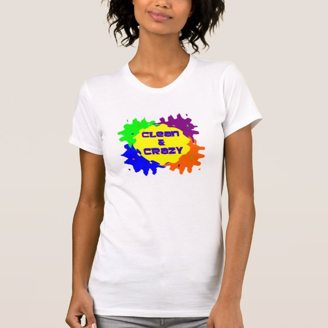 Camiseta Limpo e louco (Frente)