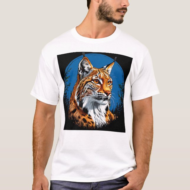 Camiseta Lince animal (Frente)