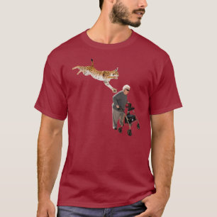 Camiseta Lince contra a mulher adulta