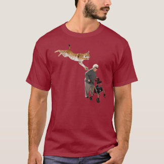 Camiseta Lince contra a mulher adulta