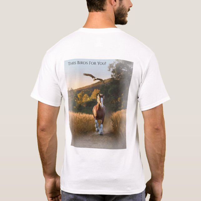 Camiseta Lincoln a Águia Careca (Verso)