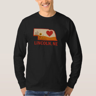 Camiseta Lincoln Nebraska Heartland Retro Midwest