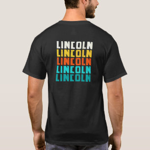 Camiseta Lincoln Nebraska Vintage Ne Coleção Retro Ameri