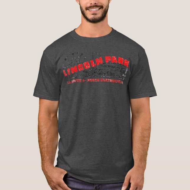 Camiseta Lincoln Park Retro Amusement Park T Shirt - Norte (Frente)