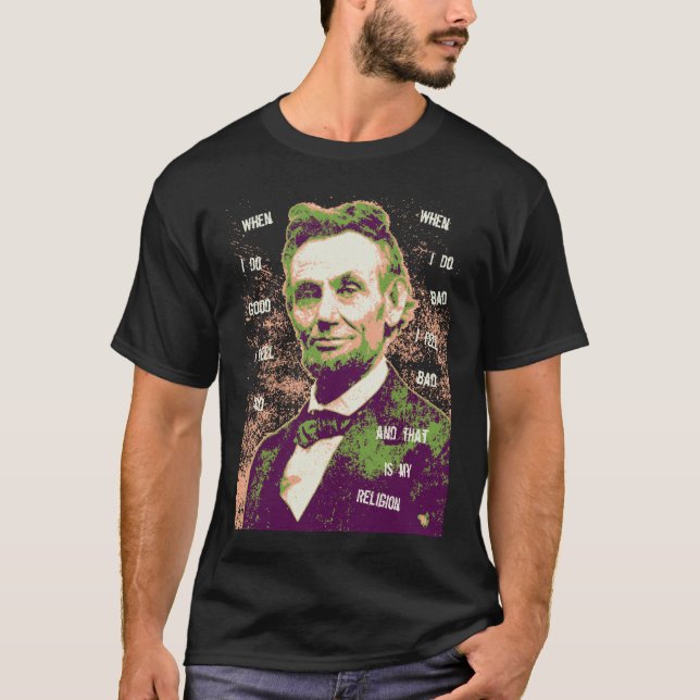Camiseta Lincoln-Religião-DKT (Frente)
