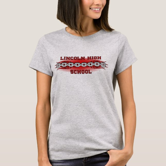 Camiseta Lincoln Segundo grau Lincoln 3Red Grd (Frente)