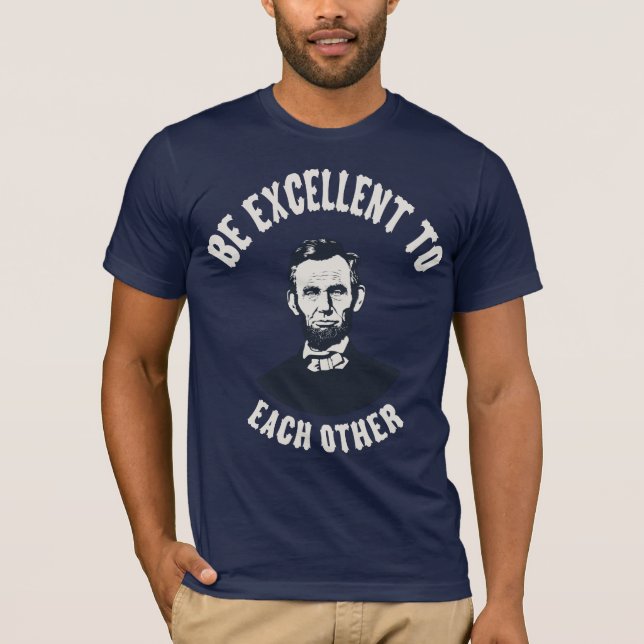 Camiseta Lincoln - seja excelente (Frente)