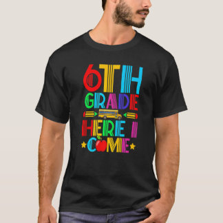 Camiseta Linda 6ª Série Aqui Estou Eu Volto Para A Escola P