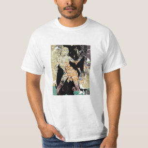 Camiseta Linda Abstrato de mulher