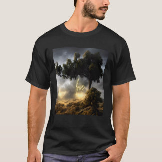 Camiseta Linda árvore vibrante Natureza da beleza 4