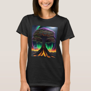 Camiseta Linda árvore vibrante Natureza da beleza 6