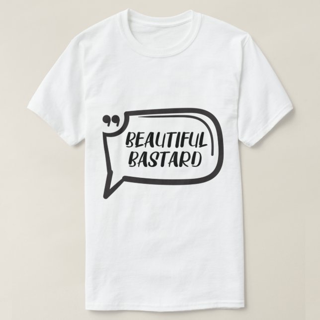 Camiseta Linda Bastard Clássica (Frente do Design)