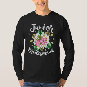 Camiseta Linda Bridesmaid Para Raparigas Jr Bridesmaids