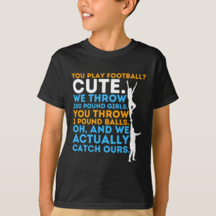 Camiseta Linda do Futebol - Torcedora Cheerleading Compe
