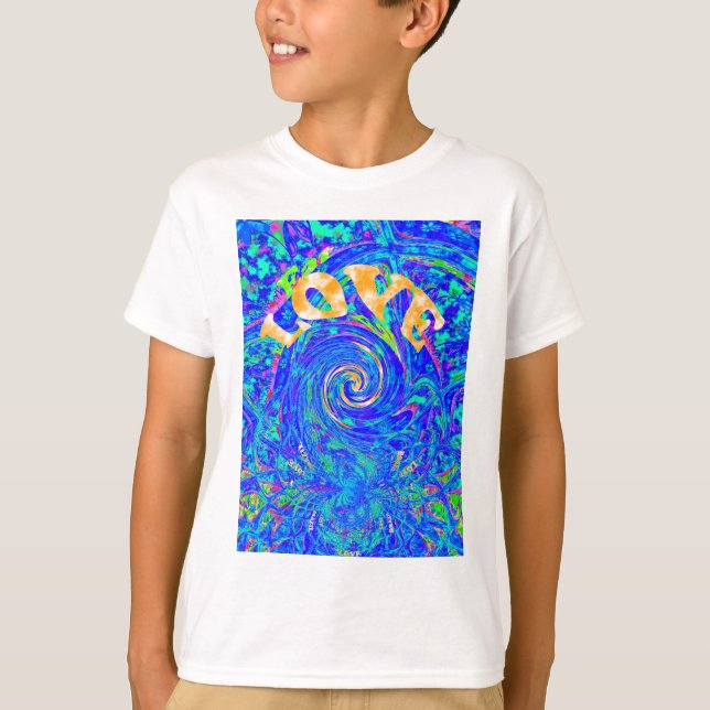 Camiseta Linda e adorável arte vetorial de Impressão de amo (Frente)