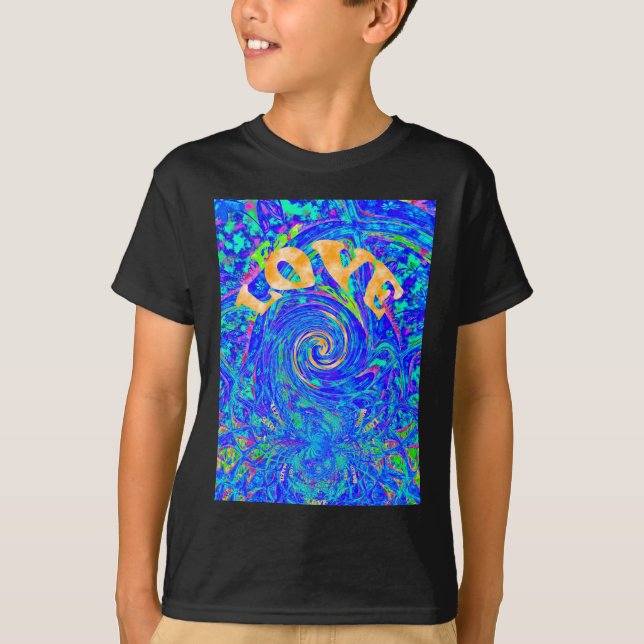 Camiseta Linda e adorável arte vetorial de Impressão de amo (Frente)