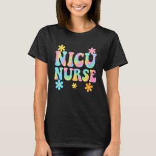 Camiseta Linda Enfermeira de UTI Neonatal Tie Dye Amamentan