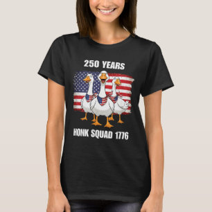 Camiseta Linda Equipe de Buzina de 250 Anos 1776