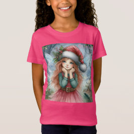 Camiseta Linda Fada Feliz Natal