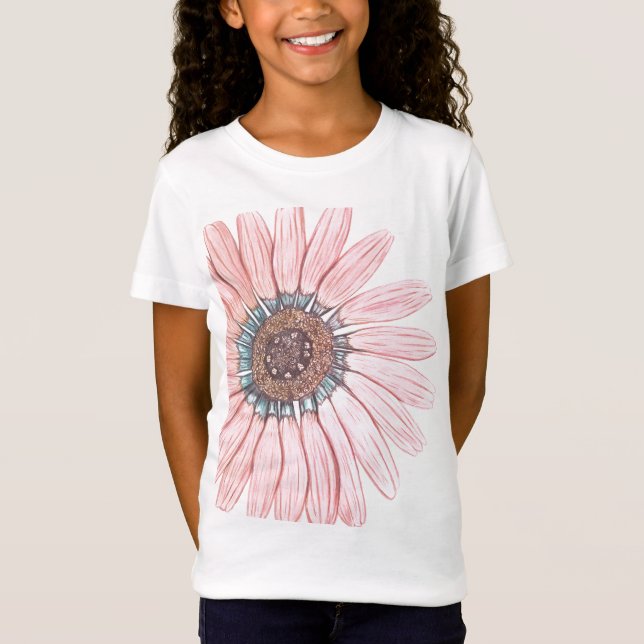 Camiseta Linda Flor (Frente)