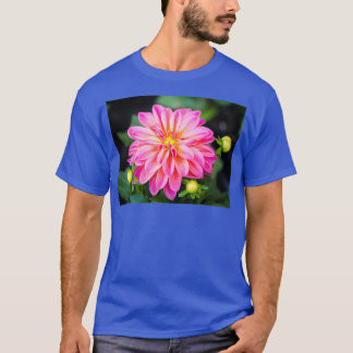 Camiseta Linda flor rosa