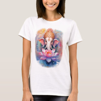 Camiseta Linda ganesha e lótus