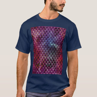 Camiseta Linda Glittering Scales de Sereia