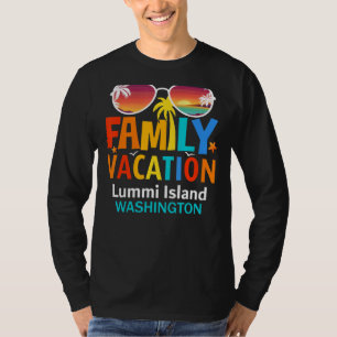 Camiseta Linda Ilha Lummi Correspondente à Família Vac