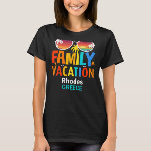 Camiseta Linda Ilha Rhodes Confrontando A Família Va