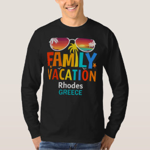Camiseta Linda Ilha Rhodes Confrontando A Família Va